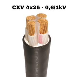 CXV - 4x25 - 0,6/1kV