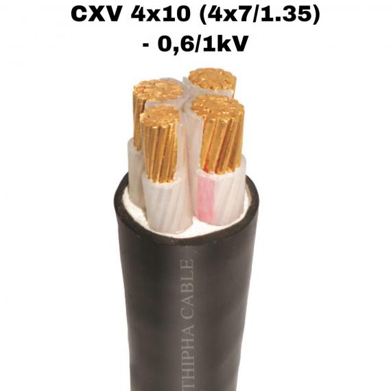 CXV 4x10 (4x7/1.35) - 0.6/1kV