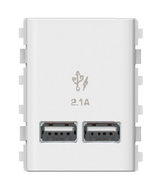 Ổ cắm sạc USB 2.1A đôi (Dòng Concept)