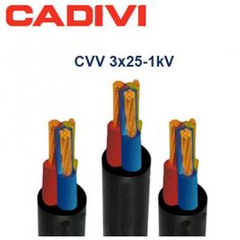 CVV-3x25-0.6/1kV