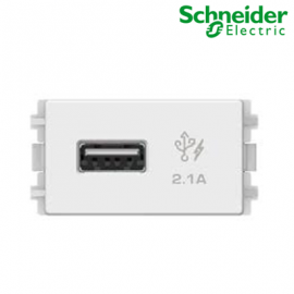Ổ sạc USB 2.1A đơn, size S (Dòng ZENCELO A)