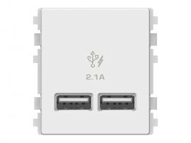 Ổ sạc USB 2.1A đôi, size 2S (Dòng ZENCELO A)