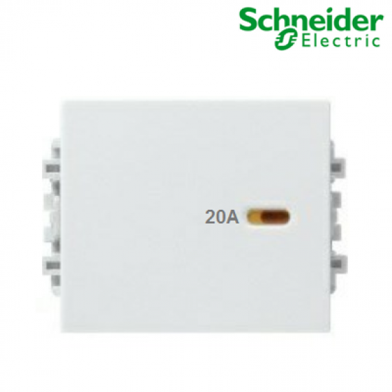 "Công tắc 2 cực 20A, size M (Đèn LED sáng khi công tắc bật)  (Dòng ZENCELO A)"